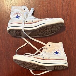 White Converse High Top